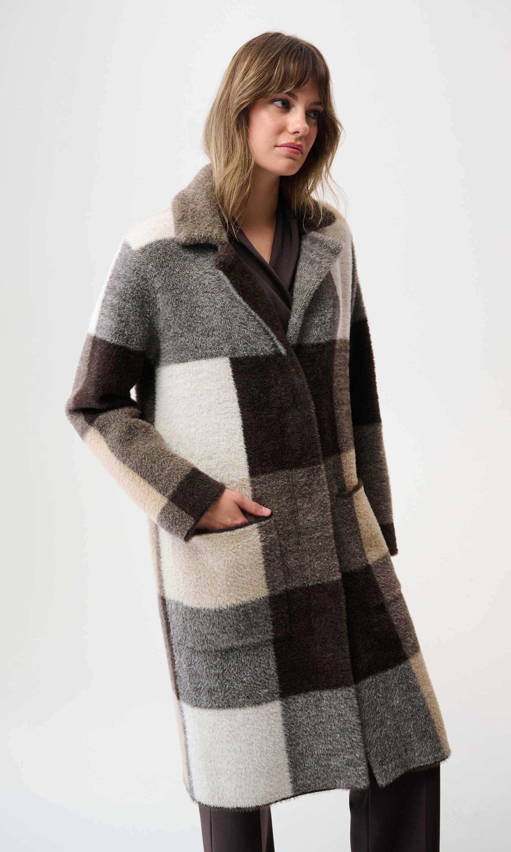 Ribkoff Feather Yarn Notch Collar Jacket - Image 3